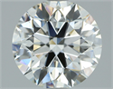 Natural Diamond 2.06 Carats, Round with Excellent Cut, H Color, VVS1 Clarity and Certified by GIA