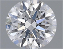 Natural Diamond 0.40 Carats, Round with Excellent Cut, F Color, SI2 Clarity and Certified by GIA