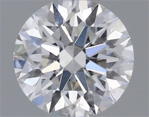 Picture of Natural Diamond 0.40 Carats, Round with Excellent Cut, F Color, SI2 Clarity and Certified by GIA