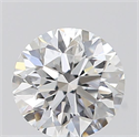 Natural Diamond 0.40 Carats, Round with Excellent Cut, E Color, SI1 Clarity and Certified by GIA