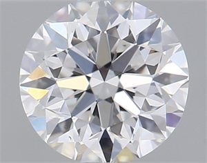 Picture of Natural Diamond 0.40 Carats, Round with Very Good Cut, D Color, VS2 Clarity and Certified by GIA