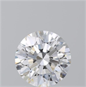 Natural Diamond 2.71 Carats, Round with Excellent Cut, E Color, VVS1 Clarity and Certified by GIA