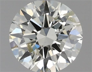 Picture of Natural Diamond 0.40 Carats, Round with Excellent Cut, J Color, SI2 Clarity and Certified by IGI