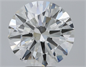 Natural Diamond 5.01 Carats, Round with Excellent Cut, H Color, VS1 Clarity and Certified by GIA