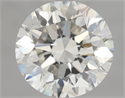 Natural Diamond 2.92 Carats, Round with Excellent Cut, H Color, VVS1 Clarity and Certified by IGI