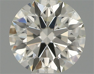 Picture of Natural Diamond 0.42 Carats, Round with Excellent Cut, J Color, VS1 Clarity and Certified by IGI