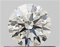 Natural Diamond 0.42 Carats, Round with Excellent Cut, I Color, VVS2 Clarity and Certified by GIA