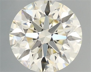 Picture of Natural Diamond 0.46 Carats, Round with Excellent Cut, K Color, VVS1 Clarity and Certified by IGI