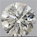 Natural Diamond 0.40 Carats, Round with Excellent Cut, F Color, VVS2 Clarity and Certified by GIA