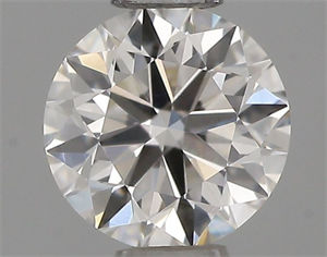 Picture of Natural Diamond 0.40 Carats, Round with Excellent Cut, I Color, VVS1 Clarity and Certified by IGI