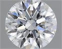 Natural Diamond 0.40 Carats, Round with Excellent Cut, J Color, VS1 Clarity and Certified by GIA