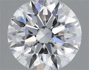 Picture of Natural Diamond 0.40 Carats, Round with Excellent Cut, J Color, VS1 Clarity and Certified by GIA