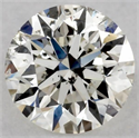 Natural Diamond 0.40 Carats, Round with Excellent Cut, I Color, SI2 Clarity and Certified by GIA