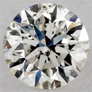 Picture of Natural Diamond 0.40 Carats, Round with Excellent Cut, I Color, SI2 Clarity and Certified by GIA