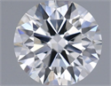 Natural Diamond 0.40 Carats, Round with Very Good Cut, F Color, VS2 Clarity and Certified by GIA