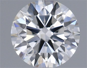 Picture of Natural Diamond 0.40 Carats, Round with Very Good Cut, F Color, VS2 Clarity and Certified by GIA