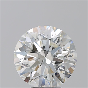 Picture of Natural Diamond 5.02 Carats, Round with Excellent Cut, H Color, SI1 Clarity and Certified by GIA