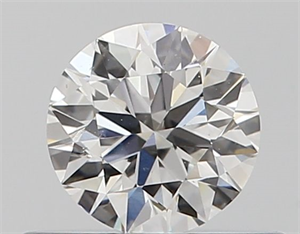 Picture of Natural Diamond 0.40 Carats, Round with Excellent Cut, F Color, VS2 Clarity and Certified by GIA