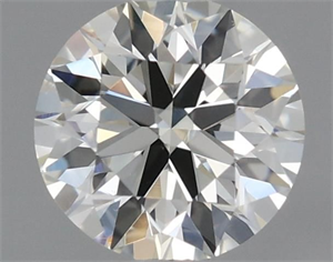 Picture of Natural Diamond 0.45 Carats, Round with Excellent Cut, J Color, VS1 Clarity and Certified by GIA