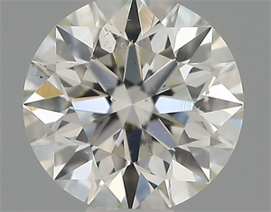 Picture of Natural Diamond 0.40 Carats, Round with Excellent Cut, G Color, VS2 Clarity and Certified by IGI