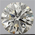 Natural Diamond 0.40 Carats, Round with Excellent Cut, G Color, VS2 Clarity and Certified by GIA