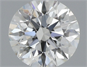 Natural Diamond 0.40 Carats, Round with Very Good Cut, I Color, VVS2 Clarity and Certified by GIA