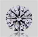 Natural Diamond 0.50 Carats, Round with Excellent Cut, J Color, VVS1 Clarity and Certified by GIA