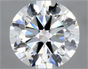 Natural Diamond 0.40 Carats, Round with Very Good Cut, G Color, VVS1 Clarity and Certified by GIA