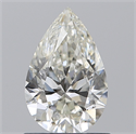 Natural Diamond 1.01 Carats, Pear with  Cut, H Color, SI1 Clarity and Certified by IGI