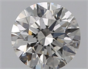 Natural Diamond 0.40 Carats, Round with Excellent Cut, H Color, SI1 Clarity and Certified by GIA