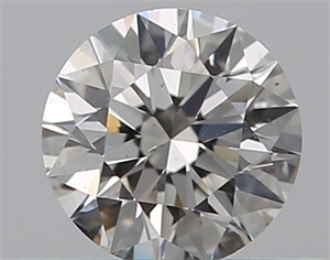 Picture of Natural Diamond 0.40 Carats, Round with Excellent Cut, H Color, SI1 Clarity and Certified by GIA