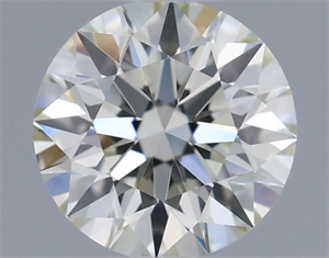 Picture of Natural Diamond 0.42 Carats, Round with Excellent Cut, I Color, VVS1 Clarity and Certified by IGI