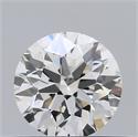 Natural Diamond 0.40 Carats, Round with Excellent Cut, H Color, VS2 Clarity and Certified by GIA