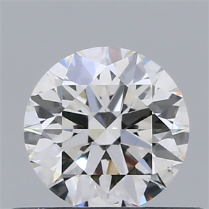 Picture of Natural Diamond 0.41 Carats, Round with Excellent Cut, F Color, VS2 Clarity and Certified by GIA