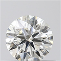 Natural Diamond 0.40 Carats, Round with Excellent Cut, J Color, VS2 Clarity and Certified by GIA