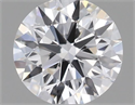 Natural Diamond 0.40 Carats, Round with Excellent Cut, D Color, VS2 Clarity and Certified by GIA