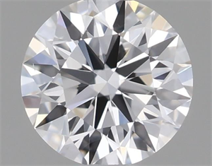 Picture of Natural Diamond 0.40 Carats, Round with Excellent Cut, D Color, VS2 Clarity and Certified by GIA