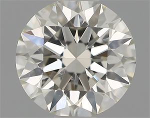 Picture of Natural Diamond 0.57 Carats, Round with Excellent Cut, H Color, VS2 Clarity and Certified by IGI