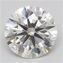 Natural Diamond 0.43 Carats, Round with Excellent Cut, H Color, VVS2 Clarity and Certified by GIA