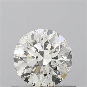 Picture of Natural Diamond 0.50 Carats, Round with Very Good Cut, I Color, SI1 Clarity and Certified by IGI