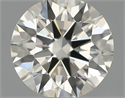 Natural Diamond 0.51 Carats, Round with Excellent Cut, I Color, VS1 Clarity and Certified by IGI