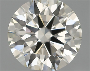 Picture of Natural Diamond 0.51 Carats, Round with Excellent Cut, I Color, VS1 Clarity and Certified by IGI