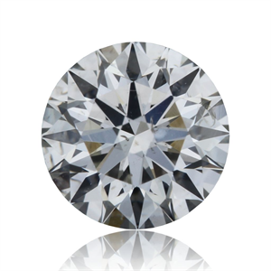 Picture of Natural Diamond 0.40 Carats, Round with Very Good Cut, H Color, SI2 Clarity and Certified by GIA