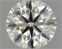 Natural Diamond 0.50 Carats, Round with Excellent Cut, I Color, SI1 Clarity and Certified by IGI