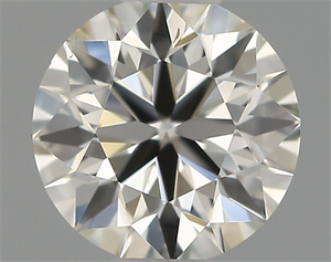 Picture of Natural Diamond 0.50 Carats, Round with Excellent Cut, I Color, SI1 Clarity and Certified by IGI