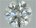 Natural Diamond 3.28 Carats, Round with Excellent Cut, F Color, VVS2 Clarity and Certified by GIA