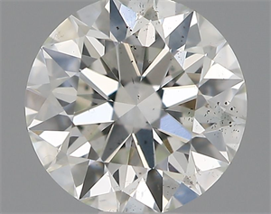 Picture of Natural Diamond 0.42 Carats, Round with Excellent Cut, G Color, SI1 Clarity and Certified by IGI