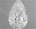 Natural Diamond 0.70 Carats, Pear with  Cut, F Color, VS1 Clarity and Certified by IGI