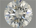 Natural Diamond 0.40 Carats, Round with Excellent Cut, K Color, SI1 Clarity and Certified by GIA