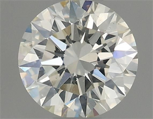 Picture of Natural Diamond 0.40 Carats, Round with Excellent Cut, K Color, SI1 Clarity and Certified by GIA